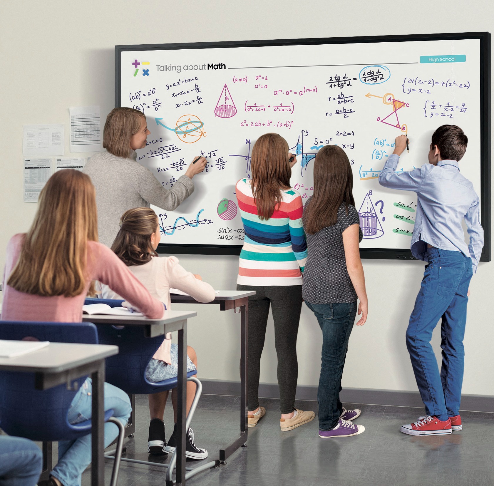Samsung-Interactive-Display-Flip-WM85R-Education-Classroom-1